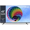 Thomson TV QLED 43 Pollici Google TV HDR Triple Tuner - Televisore Smart 109 cm