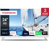 Thomson 24HG2S14CW Smart TV 24" HD Android TV Bianco Wi-Fi 3 HDMI 2 USB