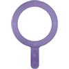 Celly, Anello Magnetico Adesivo Ultra Sottile con Adattatore, Compatibile con tecnologia Magsafe per Smartphone e Caricatore Wireless Ricarica Rapida, Colore Viola