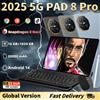 lieve 2025 Versione globale PAD 8 Pro Snapdragon 8GEN3 Tablet Android 14 da 11 pollici HD 16 GB + 1 TB - Black