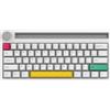 Ajazz Tastiera meccanica da gioco Ajazz AK33 82 tasti Tastiera wireless ergonomica compatta per computer per giocatori di PC portatili Windows - K690t black