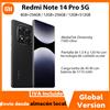 Xiaomi Versione globale Xiaomi Redmi Note 14 Pro 5G Smartphone 200MP Fotocamera MediaTek Dimensity 7300-Ultra 1.5K Display AMOLED 5110mAh 45W - Green (with Original Charger)