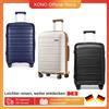 KONO Valigia KONO con twin wheels, serratura TSA, cerniera YKK, guscio rigido in polipropilene leggero, trolley, robusta - Grey