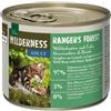 Real Nature Wilderness Cat Paté Lattina Multipack 6X200G CINGHIALE CON ANATRA CONIGLIO E CERVO