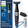 Norelco Philips Norelco BG1026/60, Bodygroom Series 1100, rasoio e toelettatura per il corpo impermeabile