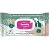 Inodorina Salviette Detergenti Umidificate Biodegradabili per Cani e Gatti Pantenolo e Semi di Lino 30 pz