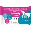 Inodorina Guanto Detergente Umidificato Monouso per Cani Cuccioli e Gatti Talco