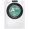 Candy Smart Pro Inverter Lavasciuga Slim 7+4 Kg, Libera Installazione, 1400 Giri, Classe A, Programmi Rapidi, App hOn, Programma Vapore, AxLxP 89x60x45, Bianca - CSOW 4746TWMB5-S