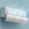 Lizzbeoal Deflettore Condizionatore Universale, Deviatore regolabile portatile per aria condizionata per Condizionatori da Parete per Casa/Ufficio/Camera/Soggiorno (Bianco)