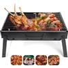 AGM Barbecue a carbonella, pieghevole, portatile, leggero, per grigliare all'aperto, cucina, campeggio, escursionismo, picnic, tailgating zaino in spalla