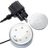 Steinbach Illuminazione Piscina Illuminazione a LED per Piscine Fuori Terra, Trasparente, Ø 87 mm