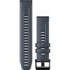 Garmin Cinturino Originale serie fēnix 5, 6, 7, Instinct, Instinct 2, Epix (Gen 2), Forerunner 935, 945, 955, quatix 5, 6, 7 e MARQ, 22mm, QuickFit, Silicone, Granite Blue