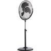 Bimar Ventilatore a Piantana 3 Velocità 3 Pale in Alluminio ø 45x134h cm colore Cromo Nero - VPS58