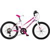 Bici Donna MTB MBM District 26" con Cambio 18 Velocità-Bianco