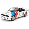imtfzct Modellino auto 1/24 M3 in versione laccata, auto giocattolo in alluminio pressofuso con funzione audio e luce e funzione pull-back, modello da collezione, regalo per bambini (bianco)
