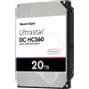 Western Digital Ultrastar DC HC560 disco rigido interno 20 TB 7200 Giri/min 3.5" SAS [0F38652]