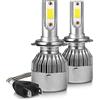 TALMYT H4 LED Headlight Bulbs 72W 8000lm 6500K White All-in-One Conversion Kit 12v Auto Headlamp fog lamp