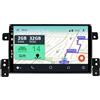 YUNTX Android 14 2 Din Autoradio per Suzuki Grand Vitara (2004-2015)-9 pollice Touch Screen-Gratuiti Camera-Support DAB/Bluetooth 5.0/CarPlay/WiFi/Controllo del volante/Mirror-Link/WiFi/USB/4G