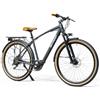 Sharp Riga BK-DM03E Bicicletta Elettrica Nera Telaio Alluminio Motore 250W 60km