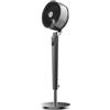 Cecotec Ventilatore da Piantana Circolatore d'Aria Energysilence 2400 Cyclone Noir. 40W, Potente Circolazione d'Aria, 24 Velocità, Oscillazione 120º, Telecomando, Timer 12h, Schermo LED Tattile
