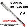 GRIPTOOL CHIAVE DINAMOMETRICA AUTO MOTO CRICCHETTO GRIPTOOL 50 - 220 Nm 1/2" REVERSIBILE