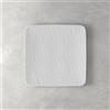 VILLEROY & BOCH Manufacture Rock Bianco Piatto Gourmet Quadrato 32,5cm Porcellana