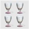 VILLEROY & BOCH Boston Pearl Bicchiere Calice Acqua Set 4 Pezzi 250ml Cristallo