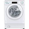 Candy Smart Inverter Lavatrice 9 Kg da Incasso, Carica Frontale, Classe A, 1400 Giri, 16 Programmi, Connettività Wi-Fi + NFC, Programma Lana, Silenziosa, 60 x 53 x 82 cm, Bianca - CBWO 49TWME-S