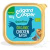 Edgard & Cooper umido cane Puppy BIO Pollo Pesce Carote e Piselli 100 gr