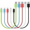 MaGeek® [Confezione da 5 0,3m Premium Micro USB Cavi ad alta velocità USB 2.0 di Sincronizzazione e Ricarica Cavi per Samsung, HTC, Sony, Motorola, LG, Google, Nokia e More (5 Colori)