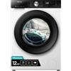 Hisense Lavatrice 12 Kg Classe A Profondità 64 cm Centrifuga 1400 giri Inverter Vapore Wi-Fi colore Bianco - WF3S1243BW3