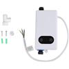 Haofy Scaldabagno Elettrico Istantaneo, Mini Scaldabagno Elettrico Istantaneo con Funzione di Memoria Conversione di Frequenza Scaldabagno a Riscaldamento Rapido a Temperatura Costante