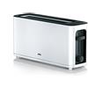 Braun HT3100WH - Tostapane con 1 fessura, 7 livelli di doratura, bianco, 1000