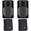 RCF ART 712-A MK5 Coppia casse attive amplificate 12" per live, DJ, ecc. +cover