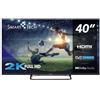 Smart-Tech TV 40'' Full HD DLED 60Hz DVB-T2 Grigio 40FN01V3 Televisore LED