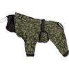 Paikka Tuta Impermeabile per Cani con Tessuto Riflettente Verde, 50-cm