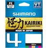 SHIMANO LDM64TE1013030M Kairiki - Treccia a 4 fili, multicolore, 300 m, diametro: 0,12 mm, 7,4 kg