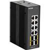 D - link D-Link DIS‑300G‑12SW Gestito L2 Gigabit Ethernet (10/100/1000) Nero