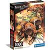 Clementoni Puzzle Attack On Titans - 1000 Pezzi - Puzzle Adulti, Poster Incluso, Puzzle Anime, Manga, Divertimento Per Adulti, Made In Italy, 39923