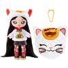 Na! Na! Na! Surprise Na Na Na Surprise Glam Serie 2 - Liling Luck - Bambola Ispirata a Un Gattino con Capelli Neri e borsellino Metallico con Clip a Forma di Animale - da Collezionare - età: 5+ Anni