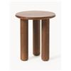 Westwing Collection Tavolino rotondo in legno di quercia Didi