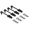ARRMA Corpo Clip Fermo 1/10 Scala Nero (4) (AR390165)