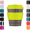 Ecoffee Cup 8oz 240ml Ecoffee Cup Riutilizzabile Eco-Friendly 100% a base vegetale tazza di caffè con coperchio e manica in silicone - Tazza da viaggio senza melamina, Hubertus Primus
