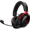 HP HyperX Cloud III S - Cuffie Gaming Wireless - Nere-Rosse