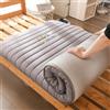 YOUGANG Materasso futon giapponese, spessore 5 cm, grigio, 200 x 220 cm, matrimoniale, rigido, rivestimento in poliestere, schiuma ad alta densità, sollievo dalla pressione, sollievo dal dolore alla