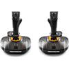 Thrustmaster T.16000M FCS Doppio Joystick per Simulazioni Spaziali PC Nero e Arancione