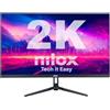 Nilox Monitor Gaming 27" 2K IPS 165Hz NXM272KD11 - Schermo PC WQHD 1440P