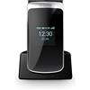 Emporia TOUCHsmart.2 Telefono Cellulare Basico 3.25" 4G LTE Nero Clamshell per Anziani