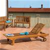 Living Garden Lettino Carloforte in Legno di Teak