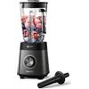 Philips Frullatore con Bicchiere Tritaghiaccio Capacità 2 Litri Potenza 1200 Watt 3 Velocità + Pulse colore Nero - HR3040/00